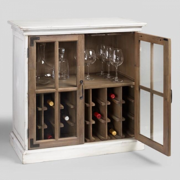 Шкаф для вина Лофт из дерева