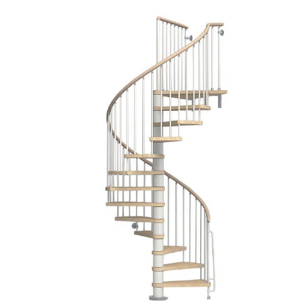 лестница винтовая  в стиле лофт 08